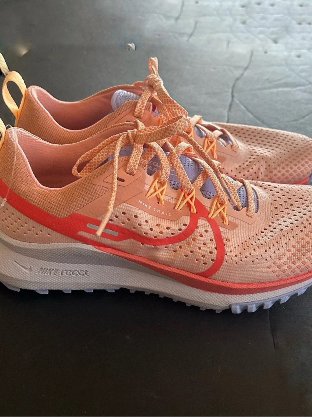 Women's Sz 7.5 Nike React Pegasus Trail 4 Running Shoes DJ6159-800 NWOB - Picture 6 of 14